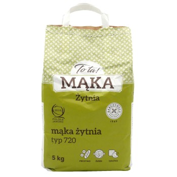 Mąka żytnia typ 720 Tota - 5kg